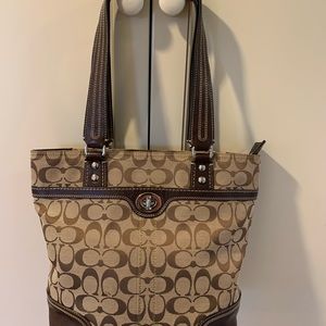 Coach Hampton Bag Tan Brown
